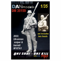 Ukrainian sniper & Barrett M107A1